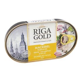 Riga Gold Mackerel Fillet In Oil