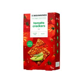 The Beginnings Tomato Crackers Raw From Veggies, Seeds & Herbs