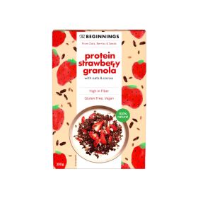 The Beginnings Protein Strawberry Granola With Oats & Cocoa