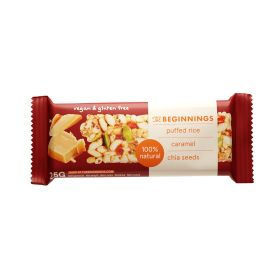 The Beginnings Puffed Rice Caramel Chia Bar