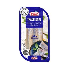 Vici Traditional Atlantic Herring Fillet in Oil