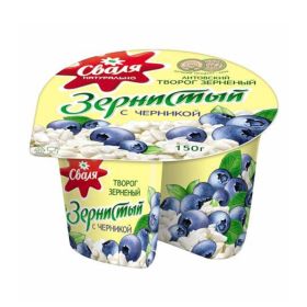 Svalya 7% Fat Cottage Cheese with Bluberries