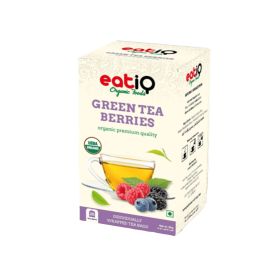 Eatiq Organic Green Tea Berries Tea Bags