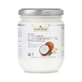 Earths Finest Organic Vanilla Virgin Coconut Oil