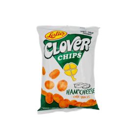 Leslies Clover Chips Ham & Cheese Corn Snack (Non Halal)