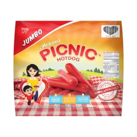 Mekeni 4" Picnic Red Hotdog Jumbo (Non-Halal)