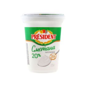 President Sour Cream 20%