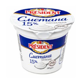 President 15% Fat Sour Cream