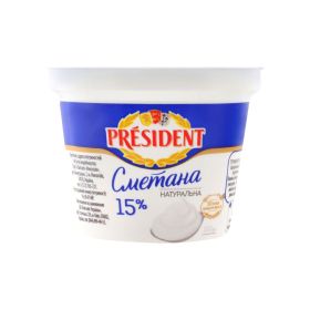 President Sour Cream 15%
