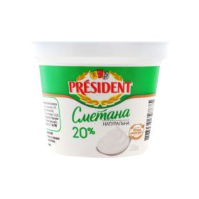 President Sour Cream 20%
