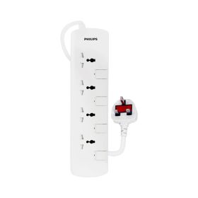 Philips 4-Way 2 Meter Extension Socket