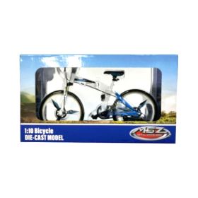 MSZ 1:10 Diecast Metal Toy Bicycle White