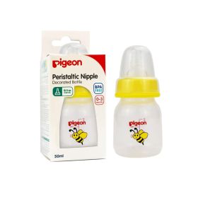Pigeon Animal Decorated Plastic Bottle BPA Free 50ML