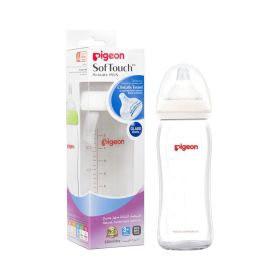 Pigeon Soft Touch Window Glass Bottle 240ML