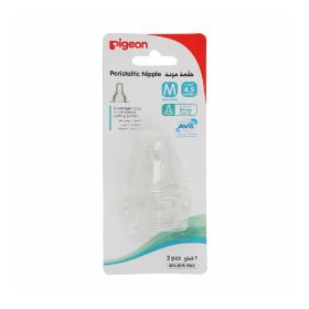 Pigeon Silicon Nipple Size Medium Blister