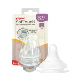 Pigeon Softouch Wide Neck Large Nipples