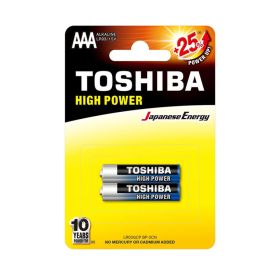 Toshiba AAA Alkaline High Power Batteries