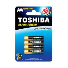 Toshiba AAA Super Alkaline Alpha Power Batteries