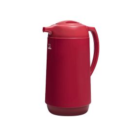 Handy Pot Vacuum Flask Push Button Red Large 1L
