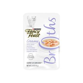 Fancy Feast Broths Creamy Salmon & Whitefish