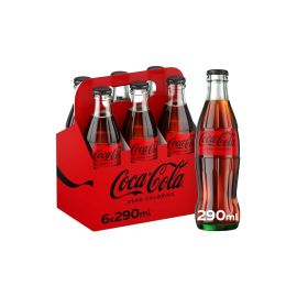 Coca-Cola Zero Glass Bottle 290ml
