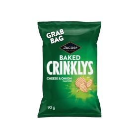 Jacobs Crinklys Cheese & Onion