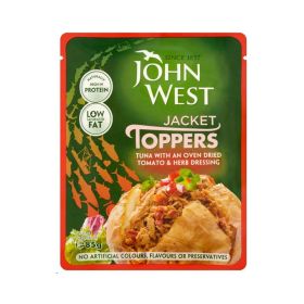 John West Jacket Toppers Tuna With Oven Dried Tomato and Herb Dressing
