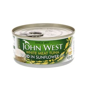 Johnwest White Meat Tuna Solid In Sunflower Oil