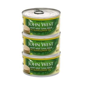 John West Light Meat Tuna Chunks in Sunflower Oil