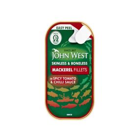John West Spicy Tomato Easy Peel Mackeral