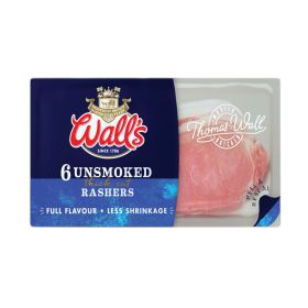 Wall's Unsmoked Thick Cut Bacon Rashers (Non Halal)