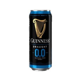 Guinness 0.0% Non Alchoholic Draught Stout Beer 440ML