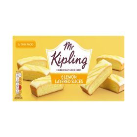 Mr Kipling Layered Lemon Cake Slices