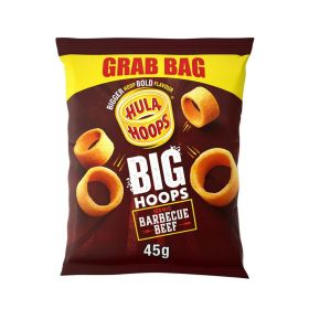 Hula Hoops Big Hoops Barbecue Beef Crisps