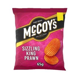 McCoy's Sizzling King Prawn Potato Chips