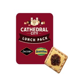 Cathedral City Mature Cheddar Cheese with Crackers & Pickle