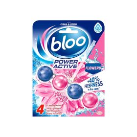 Bloo Flowers Power Active Toilet Rim Block