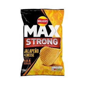 Walkers Max Extra Hot Jalapeno & Cheese Potato Chips