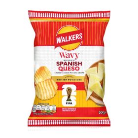 Walkers Wavy Spanish Queso Potato Chips