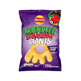 Walkers Monster Munch Giants Pickled Onion Flavored Baked Corn Snack