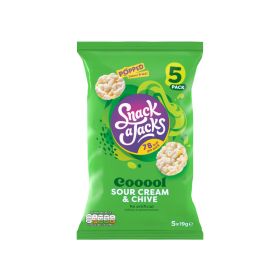  Snack A Jacks Sour Cream & Chive Flavour Crispy Rice and Corn Snack