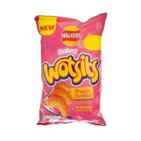 Walkers Baked Wotsits Prawn Cocktail Curly Crisps