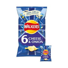 Walkers Cheese & Onion Flavoured Chips