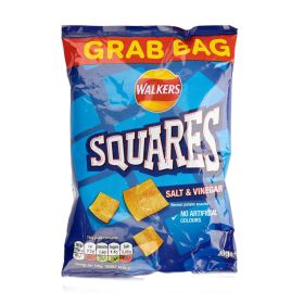 Walkers Squares Salt & Vinegar Chips