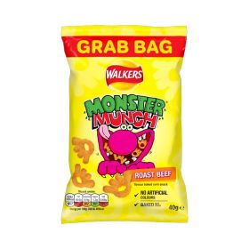 Walkers Monster Munch Roast Beef Crisps