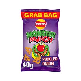 Walkers Monster Munch Pickled Onion Corn Snack 