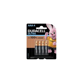 Duracell Battery Ultra AAA 4 Monet Pack