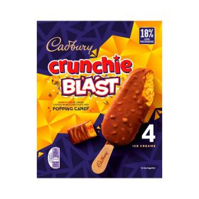 Cadbury Crunchie Blast Popping Candy Ice Cream Sticks