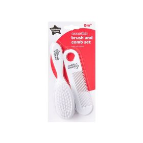 Tommee Tippee Essentials Baby Brush & Comb White