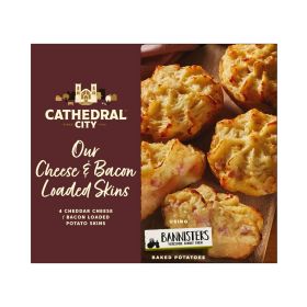 Cathedral City Cheese & Bacon Loaded Skins (Non Halal)